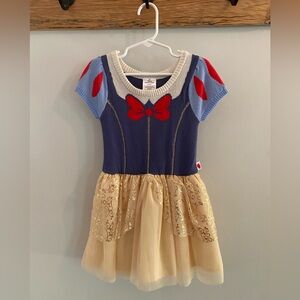 Disney Princess Blue and Cream Knit with Red Detail